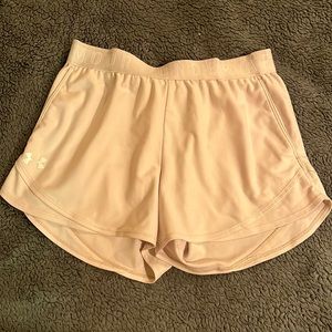 Light pink athletic shorts